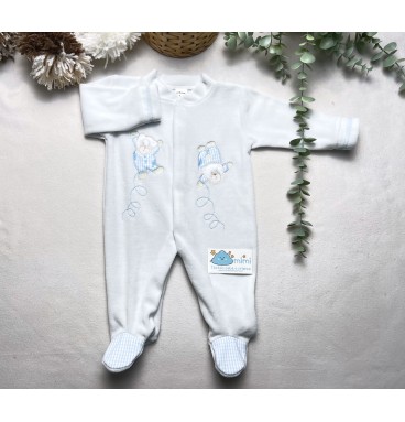 Babygrow Ursinho Saltitão Azul