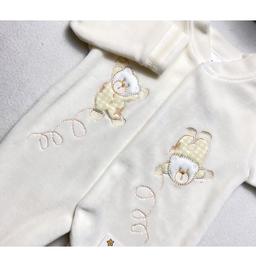 Babygrow Ursinho Saltitão Pérola