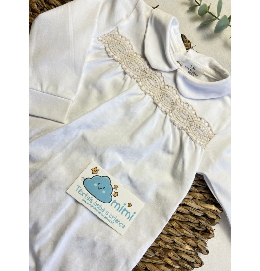 Babygrow Renda Pérola