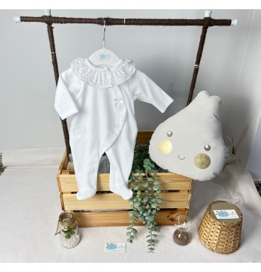 Babygrow Branco Gola REF. 0021  