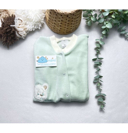 Babygrow/Pijaminha Baby Verde  