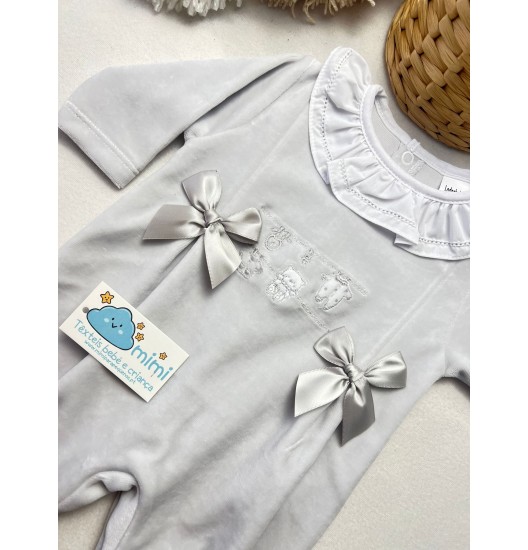 Babygrow Estendal Cinza 