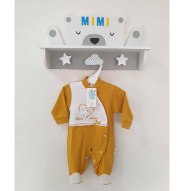 Babygrow Fininho Amor Amarelo 