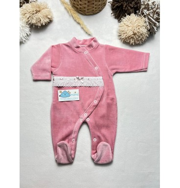 Babygrow Rendinha Rosa Velho  