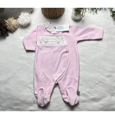 Babygrow Coração/Estrelas Rosa  