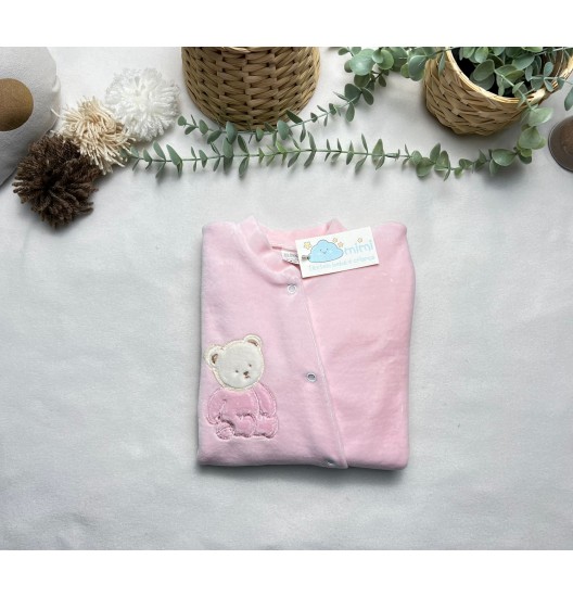 Babygrow/Pijaminha Ursinho Rosa  