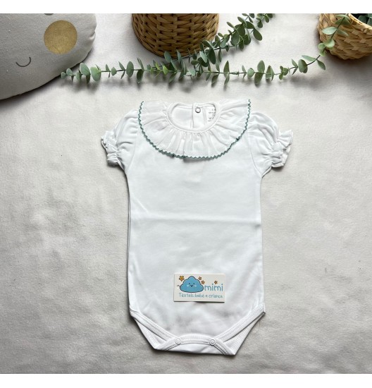 Body Manga Curta Golinha Grande Verde  