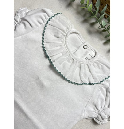 Body Manga Curta Golinha Grande Verde  