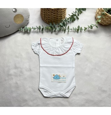 Body Manga Curta Golinha Grande Vermelho 