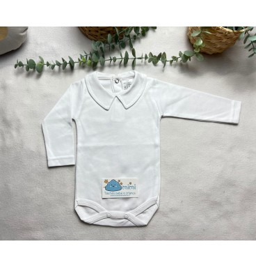 Body Golinha com Risquinha Branco  