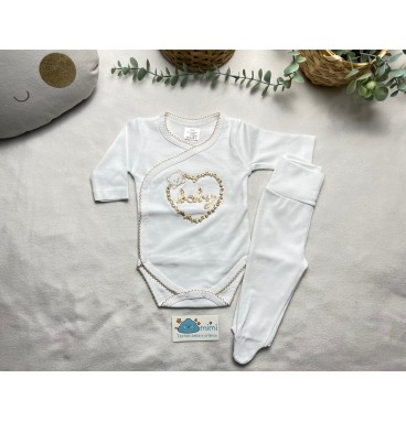 Body + Collant Baby Pérola