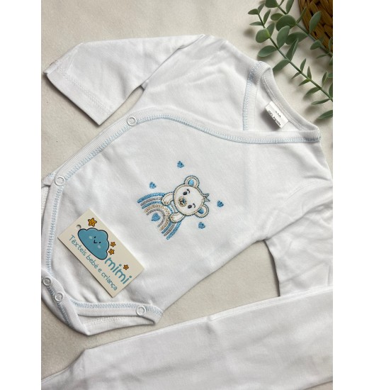 Body + Collant Arco Íris Azul  