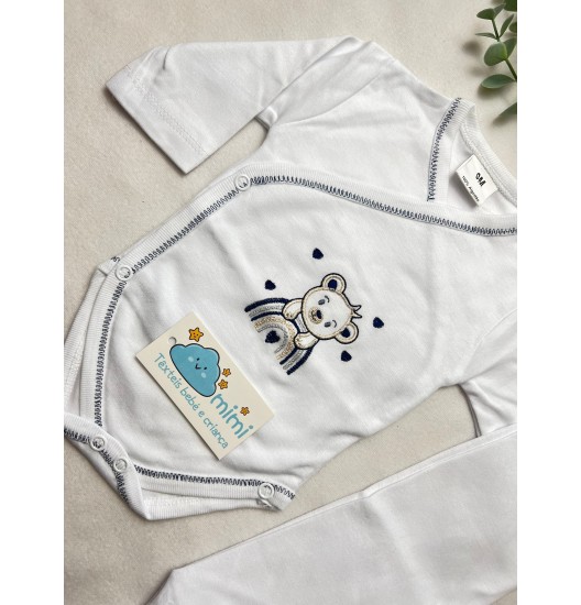 Body + Collant Arco Íris Marinho  