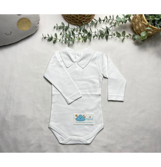 Body Golinha em Bico Âncora Branco  