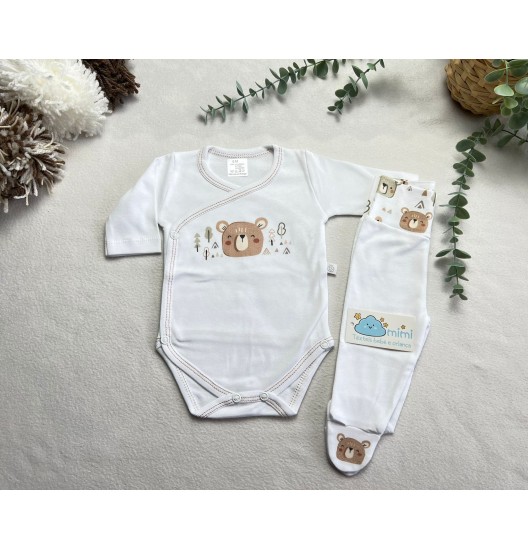Body + Collant Carinha Urso  