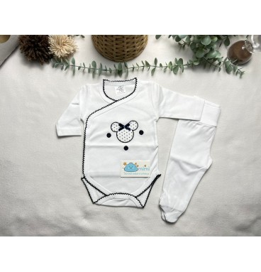 Body + Collant 1 Carinha Marinho 