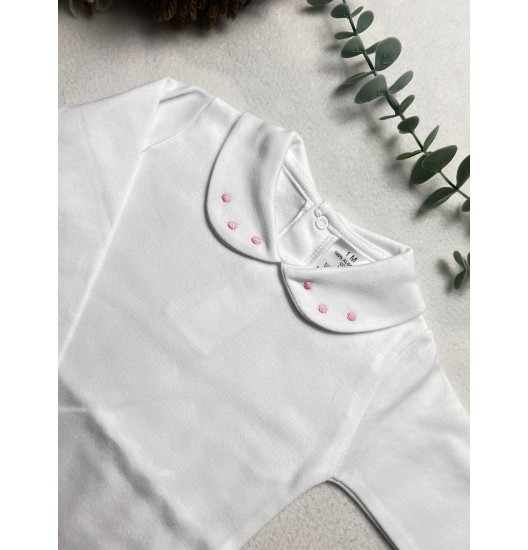 Body Golinha Pintas Rosa  