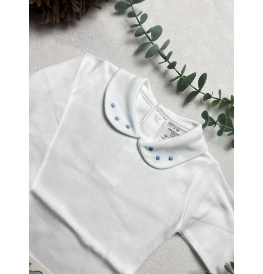 Body Golinha Pintas Azul