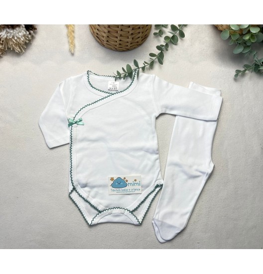 Body + Collant Piqueta Verde