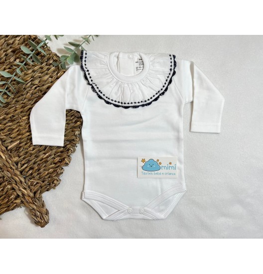 Body Gola com Tracinhos Marinho