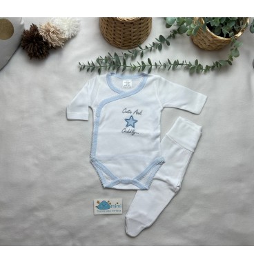 Body + Collant Cute and Cuddly Azul  