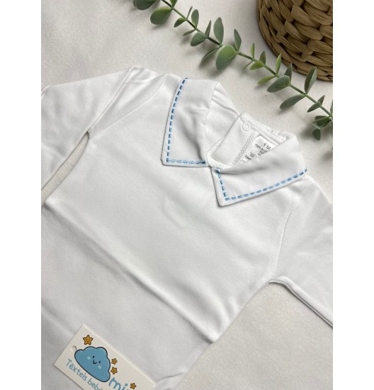 Body Golinha em Bico Azul  