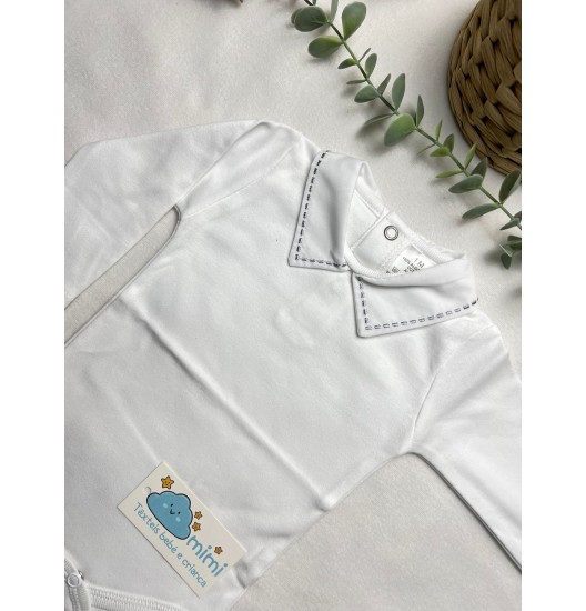 Body Golinha em Bico Cinza