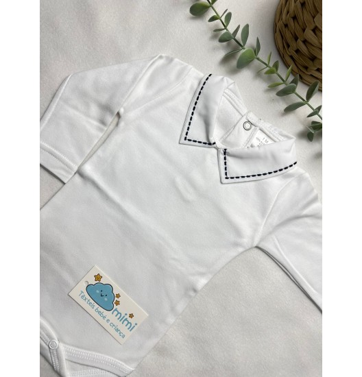 Body Golinha em Bico Marinho 