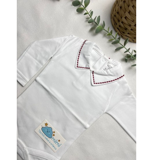 Body Golinha em Bico Vermelho 