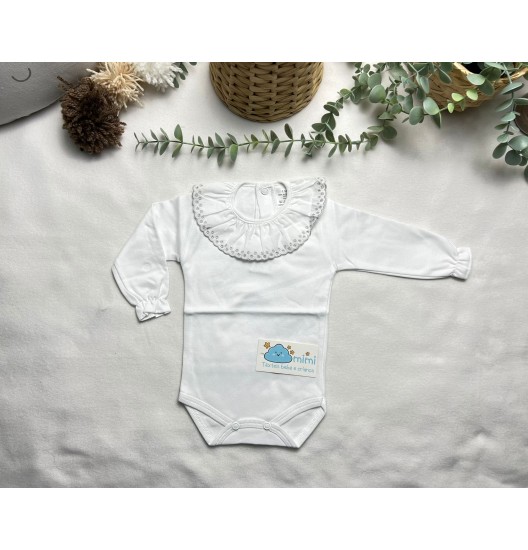 Body Golinha Trabalhada Cinza 