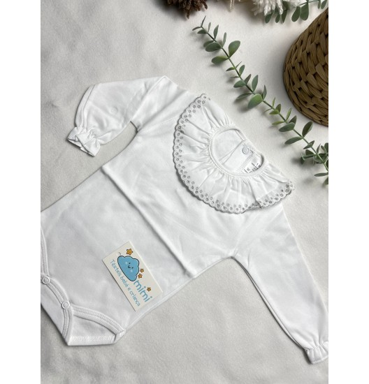 Body Golinha Trabalhada Cinza 