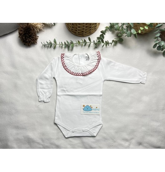 Body Golinha Trabalhada Vermelho  