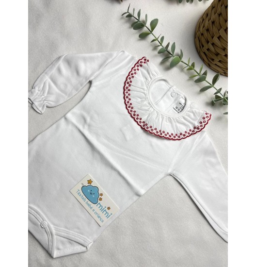 Body Golinha Trabalhada Vermelho  