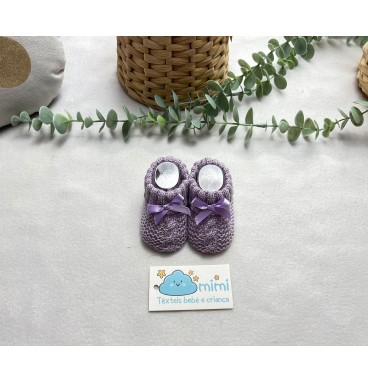 Carapins Trança Perlé Lavanda  