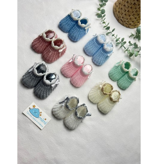 Carapins Meia com Laço Perlé  