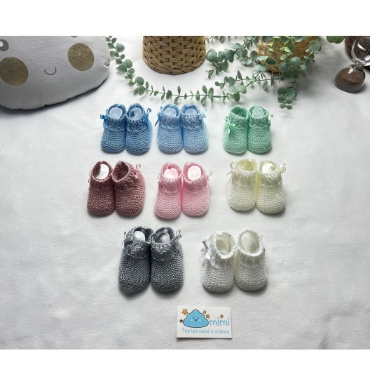 Carapins Meia com Trança Perlé 