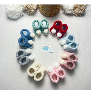 Carapins Pompom 2 Cores  