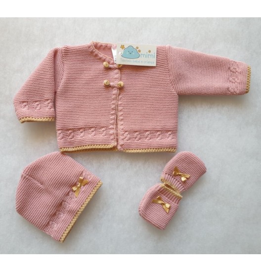 Casaco + Gorro + Luvas Simples