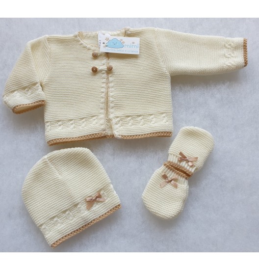 Casaco + Gorro + Luvas Simples