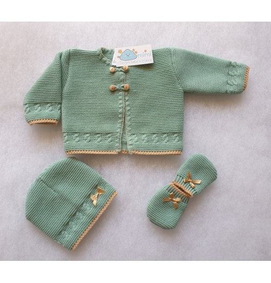 Casaco + Gorro + Luvas Simples