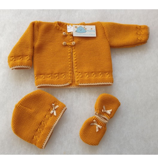 Casaco + Gorro + Luvas Simples