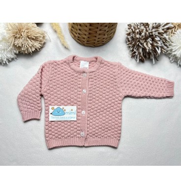 Casaco 4 Botões Rosa Velho  