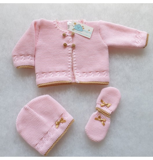 Casaco + Gorro + Luvas Simples