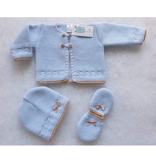 Casaco + Gorro + Luvas Simples