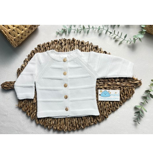 Casaco Malha Riscada  