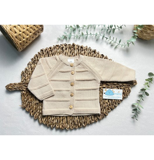 Casaco Malha Riscada  