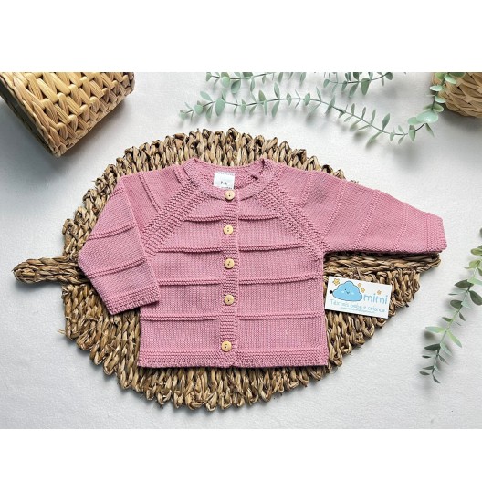 Casaco Malha Riscada  