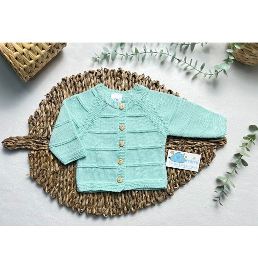 Casaco Malha Riscada  