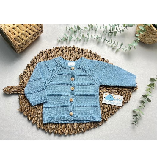 Casaco Malha Riscada  