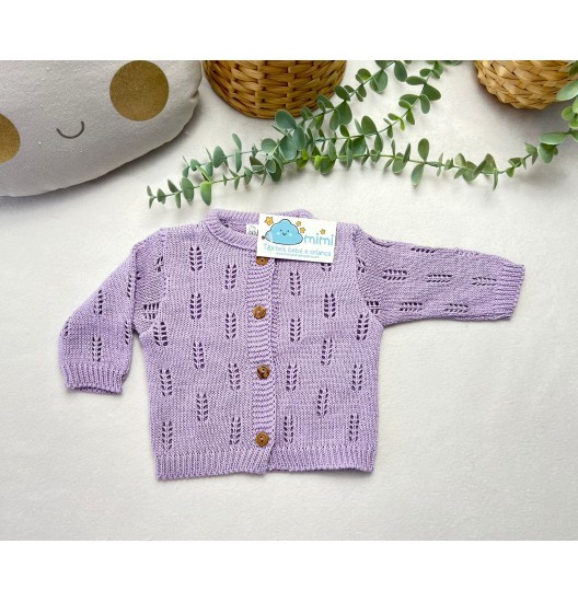 Casaco Espiga Lavanda 